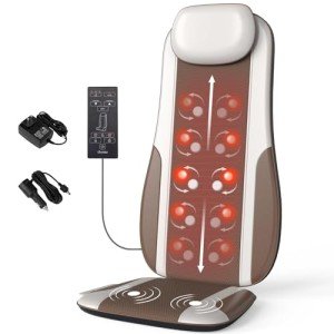 Shiatsu Massage Chair Pad with Heat & Kneading