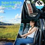 Shiatsu Back Massager Pad with Heat and Vibration