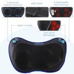 Millow Cordless Shiatsu Massage Pillow with Heat