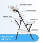 Portable Adjustable Massage Chair with Carrying Bag