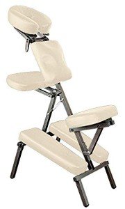 NRG Grasshopper Portable Adjustable Massage Chair - Cream