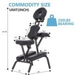 Portable Height Adjustable Massage Therapy Chair