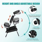 Portable Foldable Massage Chair for Spa & Tattoo