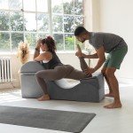Avana Kami 2-in-1 Massage Chaise Lounge Grey