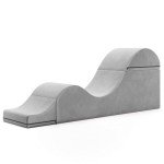 Avana Kami 2-in-1 Massage Chaise Lounge Grey