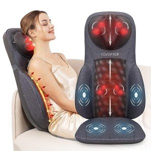 COMFIER Adjustable Neck and Back Massager Cushion