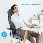 COMFIER Adjustable Neck and Back Massager Cushion