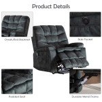 CANMOV Large Power Lift Recliner with Massage Heat