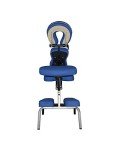 Lightweight Blue Portable Massage Chair with Foam