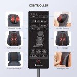 COMFIER Adjustable Neck and Back Massager Cushion