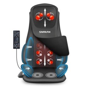 Snailax Shiatsu Neck and Back Massager Pad