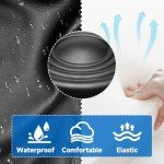 Adjustable Rolling Stool with Footrest for Massage