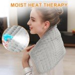 Heated Massage Pad for Back, Neck & Arms