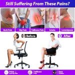 Jaxbo Gel Seat Cushion for Travel and Comfort