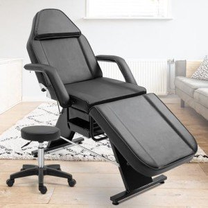 Jaxilyn Adjustable Facial Tattoo Massage Chair & Stool