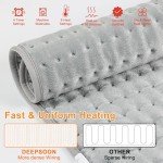 Heated Massage Pad for Back, Neck & Arms
