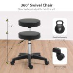 Jaxilyn Adjustable Facial Tattoo Massage Chair & Stool