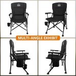 Heated Massage Camping Chair with Battery Pack