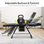 Jaxilyn Adjustable Facial Tattoo Massage Chair & Stool