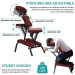 Adjustable Portable Massage Chair with Face Cradle