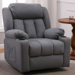 Rocker Swivel Recliner Chair with Massage & Heat