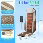 Shiatsu Massage Chair Pad with Heat & Vibration