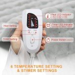 Heated Massage Pad for Back, Neck & Arms