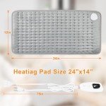 Heated Massage Pad for Back, Neck & Arms