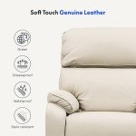 FLEXISPOT Leather Zero Gravity Massage Recliner Chair
