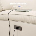 FLEXISPOT Leather Zero Gravity Massage Recliner Chair