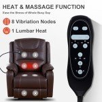 Plococo Electric Zero Gravity Massage Recliner Chair