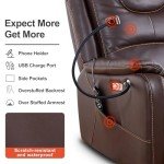 Plococo Electric Zero Gravity Massage Recliner Chair