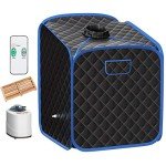 Giantex Portable Folding Steam Sauna Tent with Massage