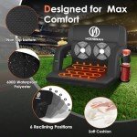 HOPERAN Heated Massage Stadium Seats with Back Support