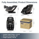 EASPEARL 2025 Full Body Massage Chair with Heat