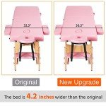 Yaheetech 28" Portable Massage Table with Stool