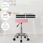 Yaheetech 28" Portable Massage Table with Stool