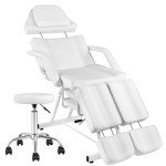 Foldable Facial Massage Chair with Hydraulic Stool