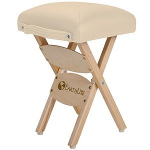 Earthlite Folding Stool - Hardwood for Massage Therapy