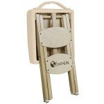 Earthlite Folding Stool - Hardwood for Massage Therapy