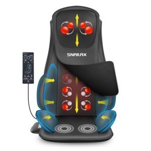 Snailax Shiatsu Neck and Back Massager Pad
