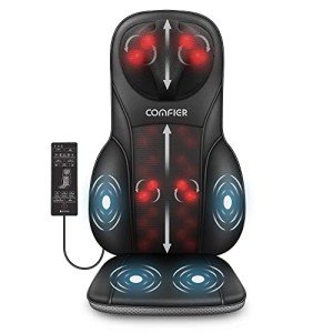Comfier Shiatsu Back Massager with Heat & Kneading