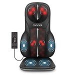 Comfier Shiatsu Back Massager with Heat & Kneading