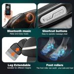 Massage Chair with Heat, Foot Roller & Bluetooth