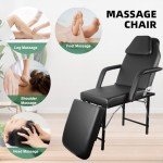 Portable Adjustable Massage Chair with Carry Case
