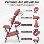 Portable Full Body Massage Chair with Carrying Case