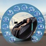HealthRelife 4D Zero Gravity Massage Chair with Heat