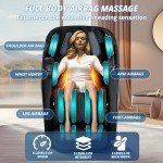HealthRelife 4D Zero Gravity Massage Chair with Heat