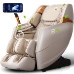 MeitFith 4D Zero Gravity Massage Chair - Beige