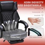 Ergonomic Reclining Massage Office Chair with Heat